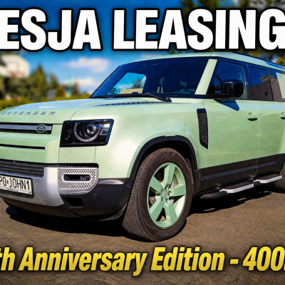 Land Rover Defender 110 | 75th Anniversary Edition 400KM | Stan Salonowy, CESJA w PKO Leasing, Łączny koszt to 359 889,00 zł