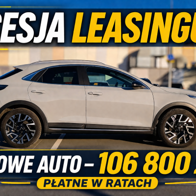 CESJA LEASINGU Kia Xceed 1,6 T-GDI (150KM) TRIBUTE, Nowe Auto, Salon RP, Suma opłat 106 568 zł brutto