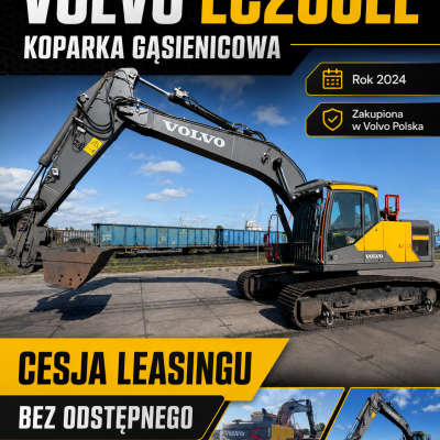 Volvo EC200EL 2024 – cesja leasingu bez odstępnego – Alior Leasing
