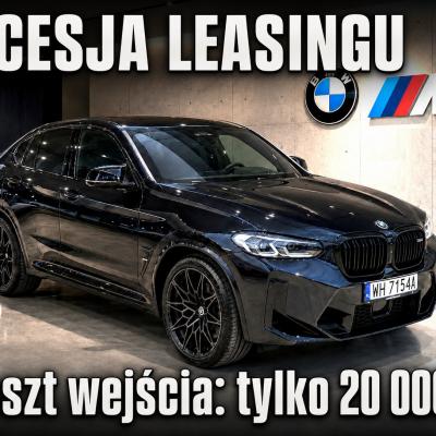 BMW X4 M Competition 3,0 R6 Bi-turbo 510KM, 2022 - suma opłat z odstępnym 210 641 zł netto